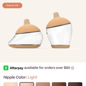 Emulait Baby bottle Kit plus extra two nipples